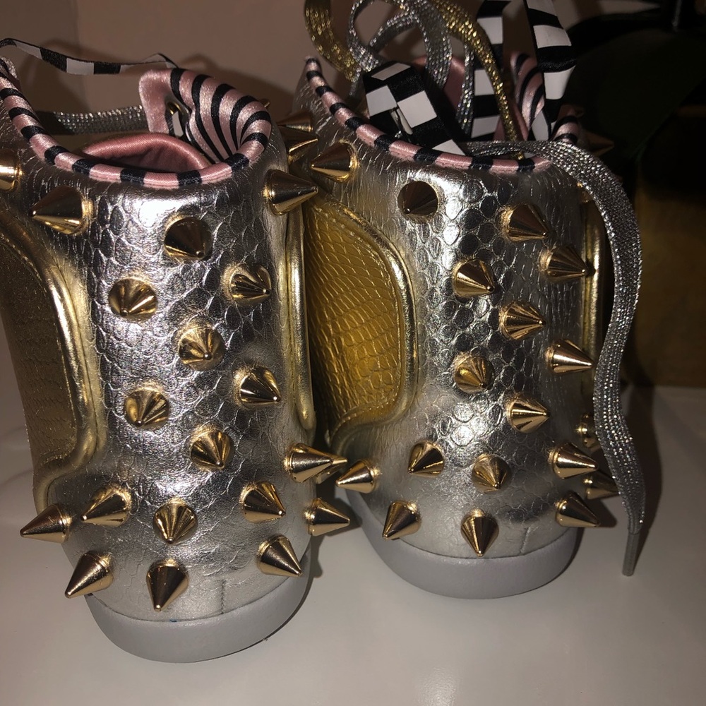 Gold Melody Ehsani X Reebok Metallic Python Love … - image 6